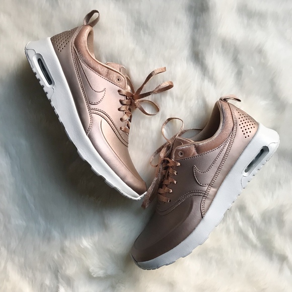 Nike Air Max Thea Metallic Bronze Sneakers - Picture 4 of 8